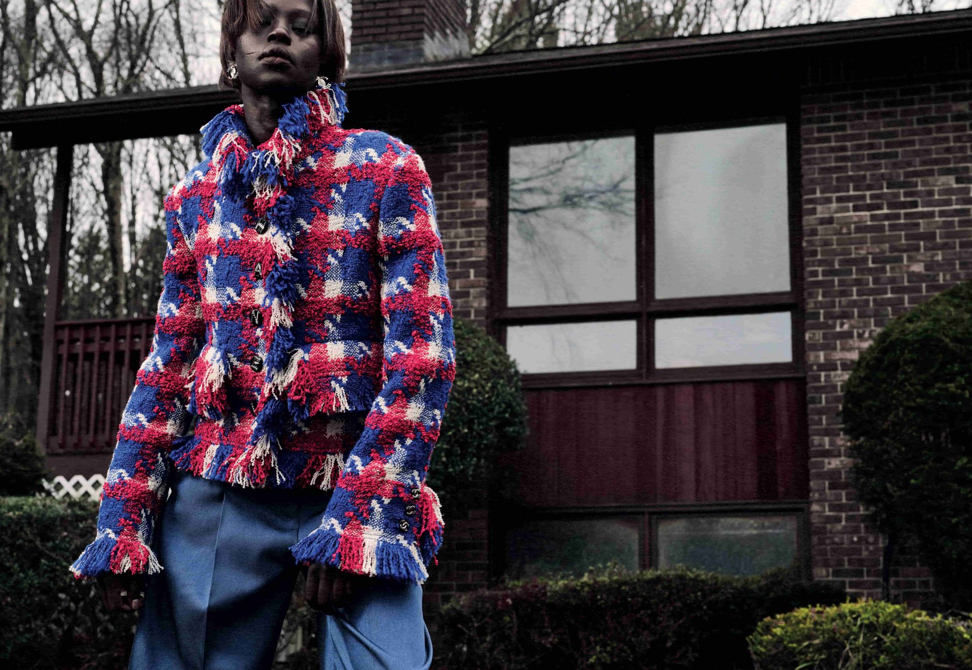 Chanel x Studio magazine editorial featuring Aweng Chuol produced and cast by GO-SEE photographed by Richie Talboy