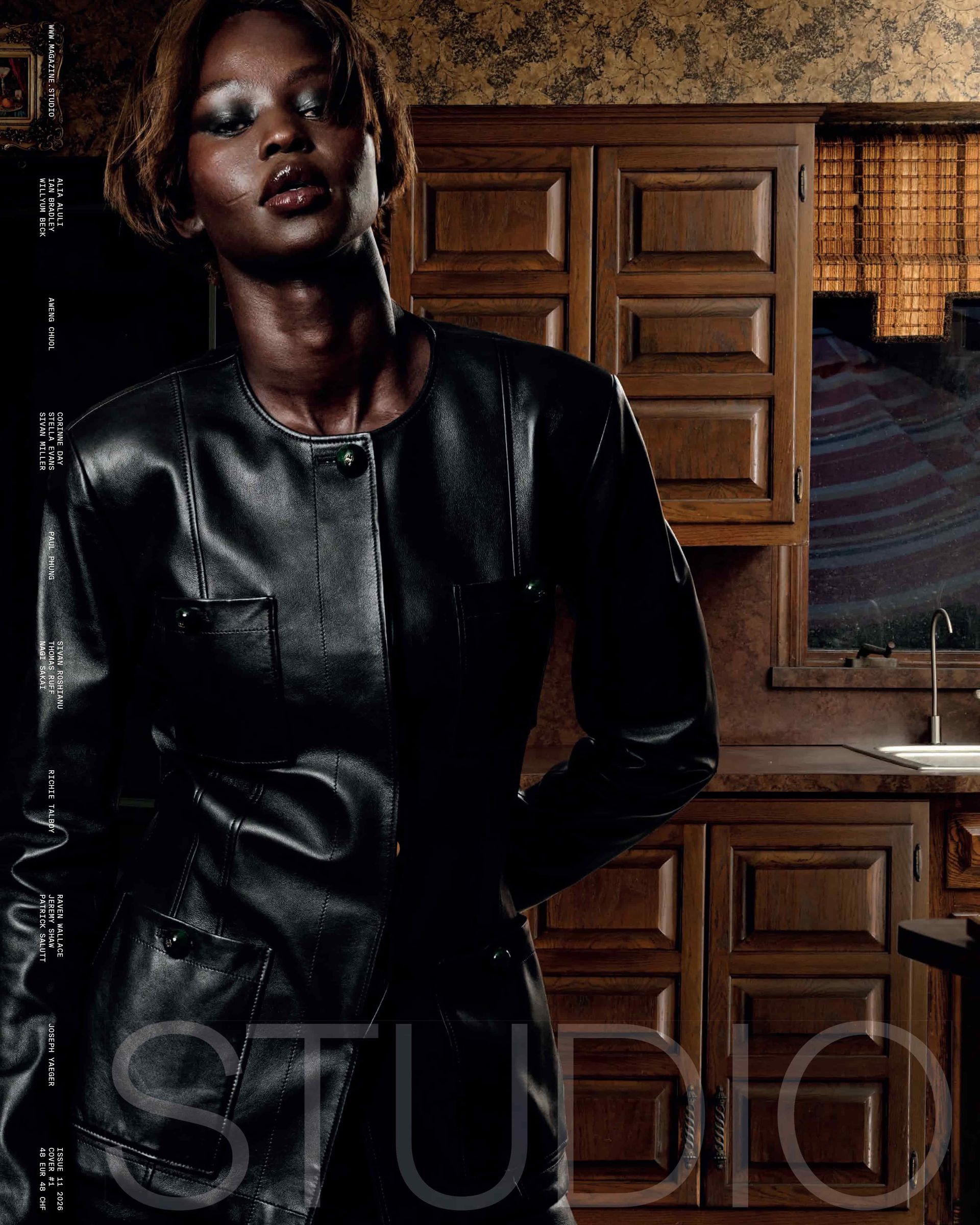Chanel x Studio magazine cover featuring Aweng Chuol produced and cast by GO-SEE photographed by Richie Talboy