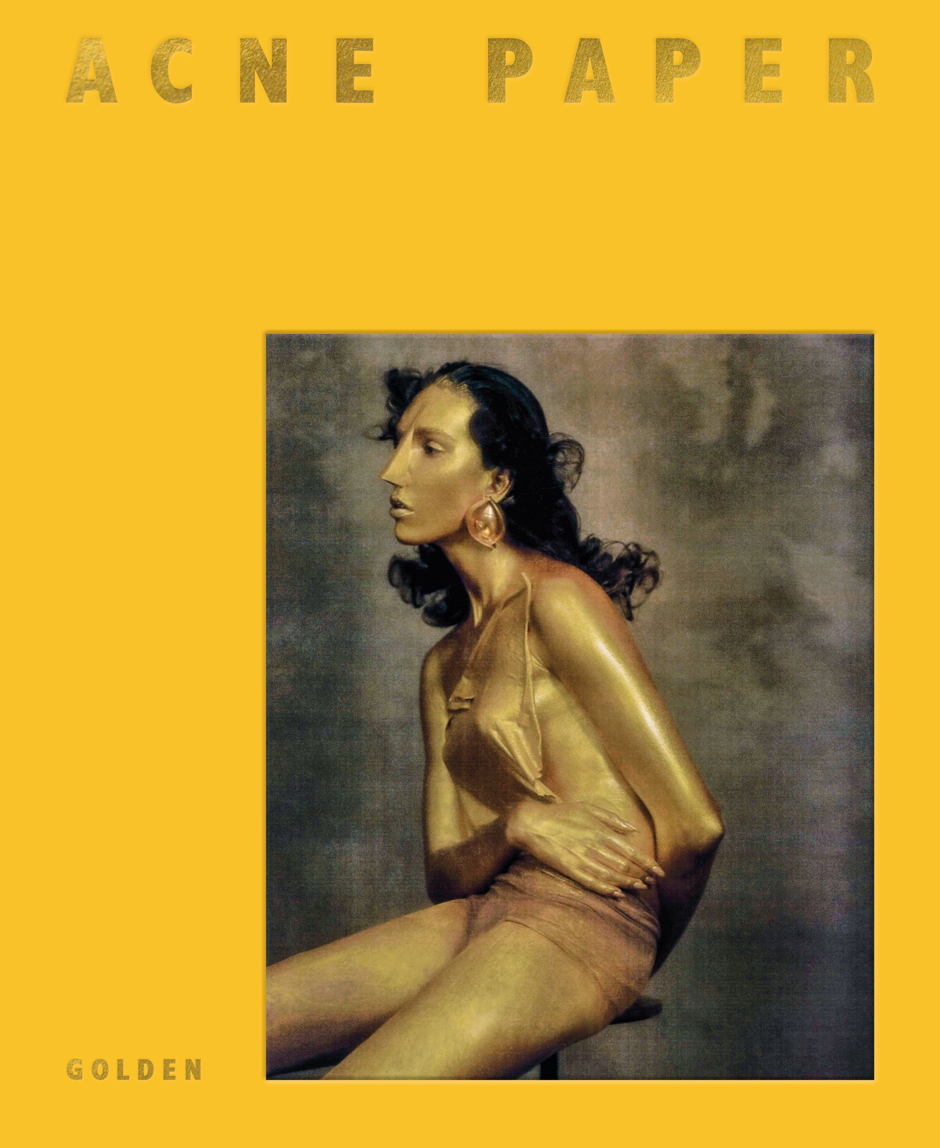 Acne Paper 20th Anniversary cover featuring Raya Martigny photographed by Szilveszter Mako